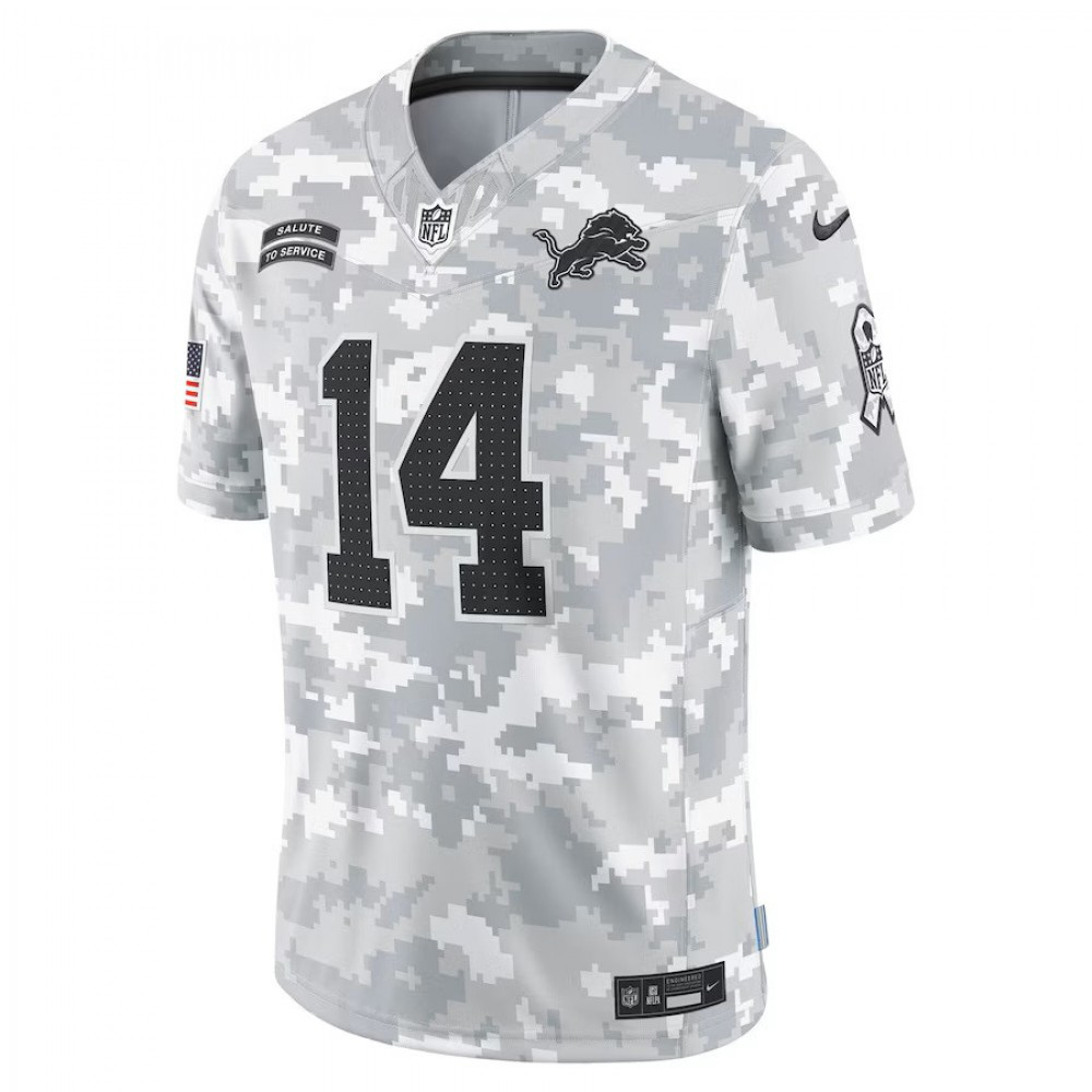Amon-Ra St. Brown Detroit Lions Nike 2024 Salute to Service Limited Jersey - Arctic Camo-GridironStore